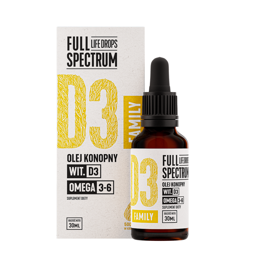Конопляна олія Full Spectrum D3 Family - 30 мл