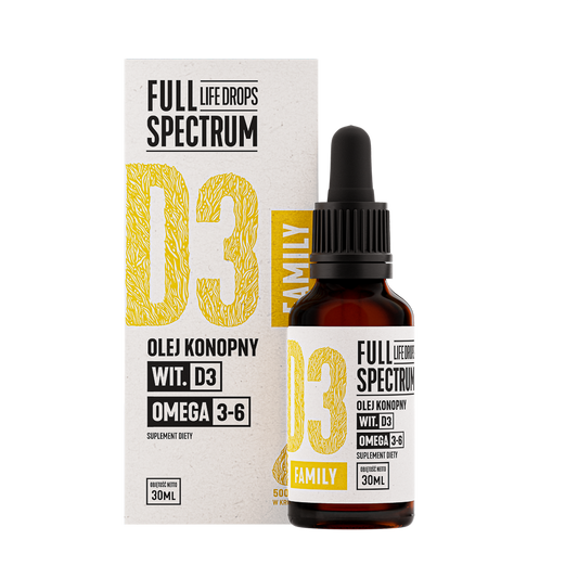 Конопляна олія Full Spectrum D3 Family - 30 мл